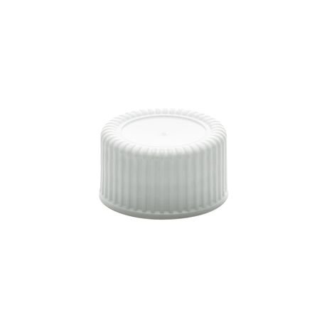 Capsule fond plat PEHD Blanc KP18