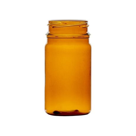 Pilulier PETG Ambré INV43 - 100 ml Flacon Pilulier PETG