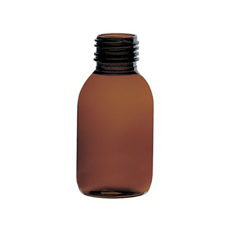 Flacon Sirop PET Ambré 100 ml
